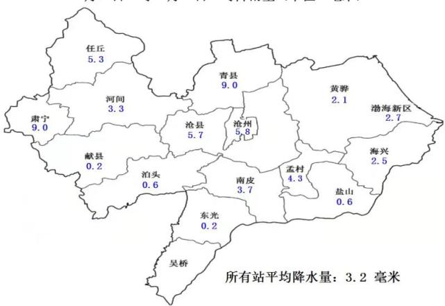 河北沧州肃宁雨大吗？肃宁历史天气情况