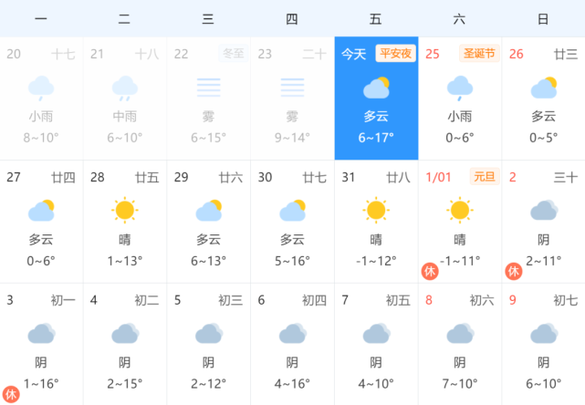 南平下雪的地方有哪些？浦城明日天气情况