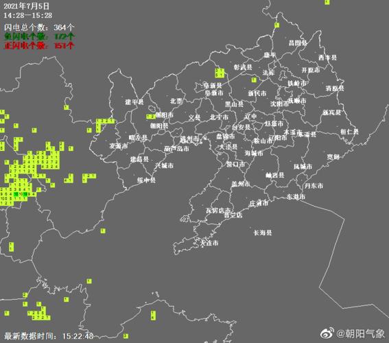 辽宁省今天有雷暴吗？朝阳今日天气情况