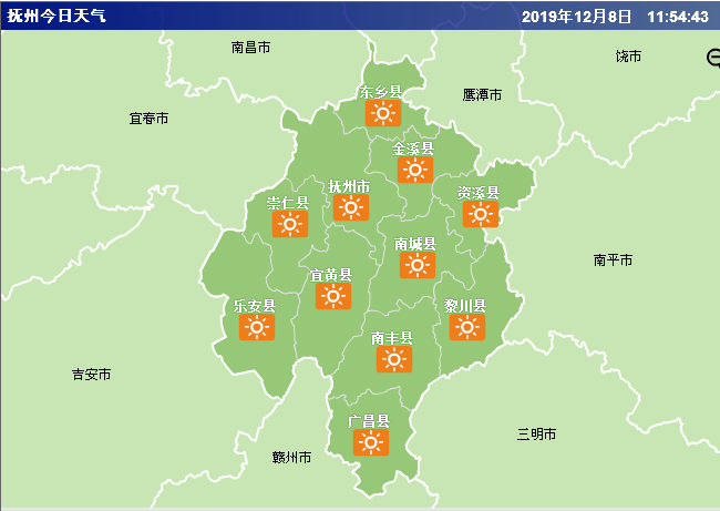 江西抚州经纬度?江西抚州最近天气情况-图2 江西抚州经纬度?江西抚州最近天气情况-图2