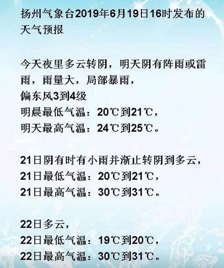 23年扬州梅雨结束时间?扬州30日天气情况-图2 23年扬州梅雨结束时间?扬州30日天气情况-图2