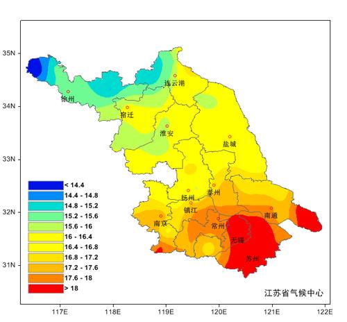 江苏气候分布?如何查江苏天气情况-图2 江苏气候分布?如何查江苏天气情况-图2