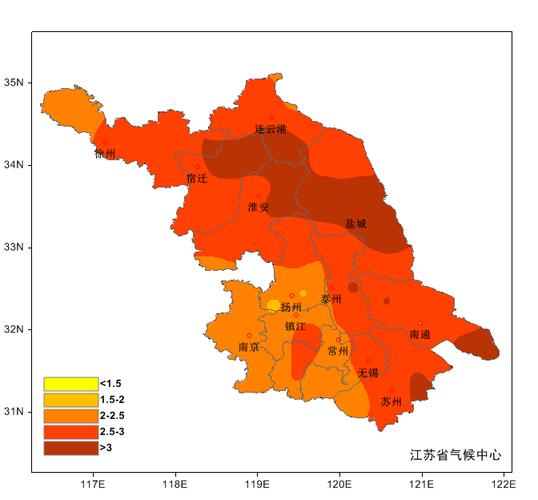 江苏气候分布?如何查江苏天气情况-图3 江苏气候分布?如何查江苏天气情况-图3