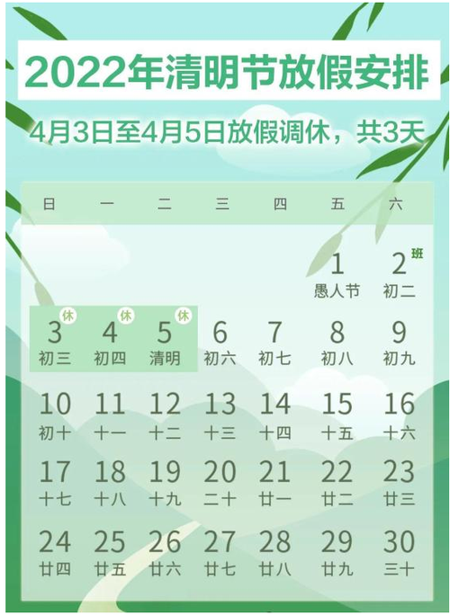河南2022年清明节中小学放假吗？清明假期南阳天气情况