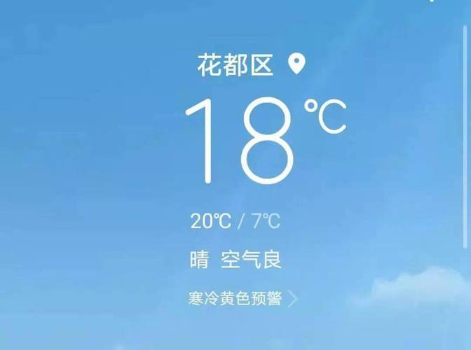 花都开了又下雪正常吗？查看广州花都天气情况-图3