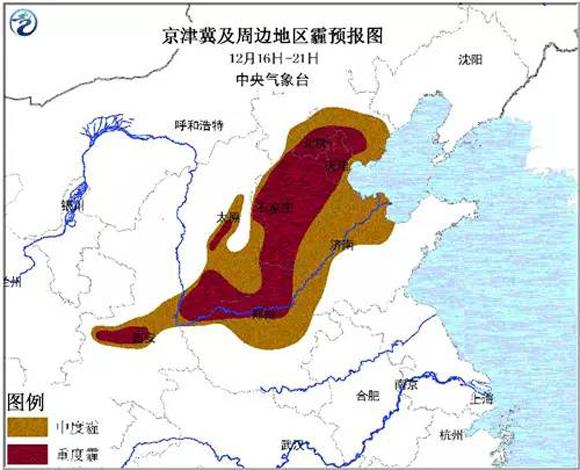 京津冀地区秋冬季节霾天气多发的原因有哪些?我国雾霾天气情况-图3 京津冀地区秋冬季节霾天气多发的原因有哪些?我国雾霾天气情况-图3