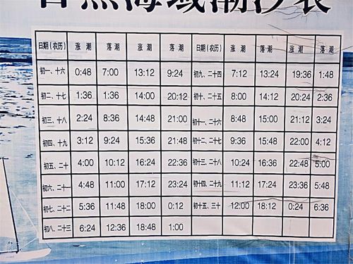 钦州5月份赶海潮汐时间?5月钦州天气情况-图3 钦州5月份赶海潮汐时间?5月钦州天气情况-图3