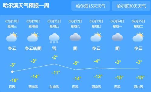 哈尔滨今天雪大吗?哈尔滨明天的天气情况-图3 哈尔滨今天雪大吗?哈尔滨明天的天气情况-图3
