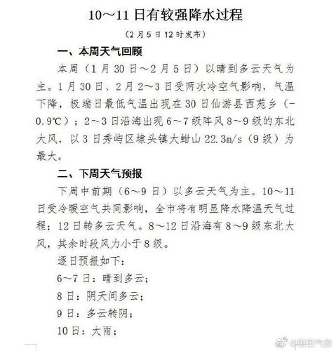 莆田的天气如何？莆田春节期间天气情况