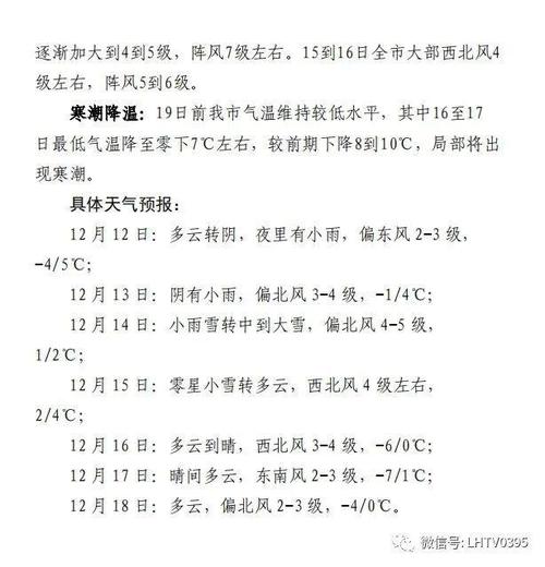 漯河冬天最底气温为多少度？明天漯河地区天气情况