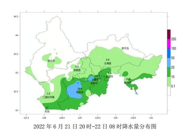 延边雨大吗？这周延吉天气情况