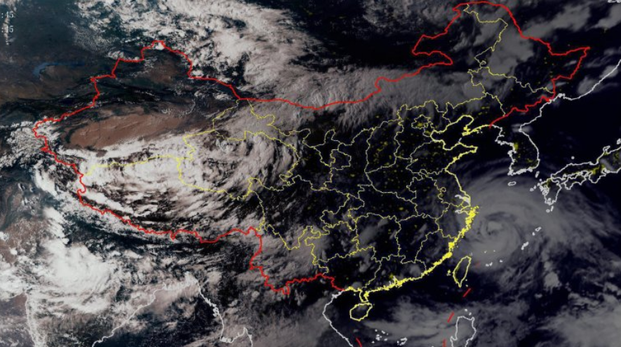 卫星云图实时天气哪里看？全国近期天气情况云图