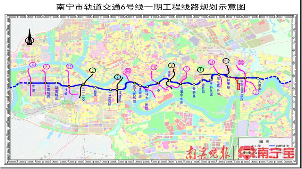 南宁6号线施工进度?南宁6号天气情况-图2 南宁6号线施工进度?南宁6号天气情况-图2