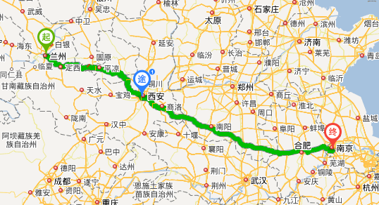 西安和甘肃的地理位置西安到兰州天气情况-图2 西安和甘肃的地理位置西安到兰州天气情况-图2