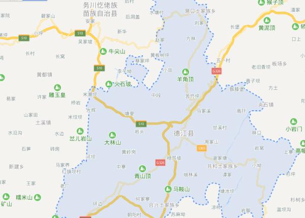 德江的地理位置?铜仁思南最近天气情况-图2 德江的地理位置?铜仁思南最近天气情况-图2
