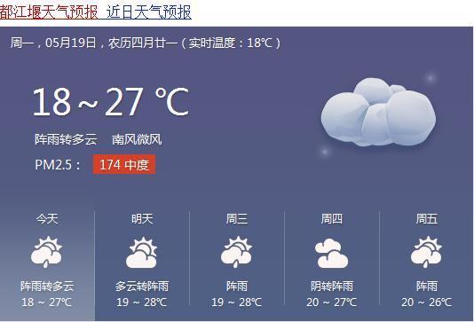 都江堰的气温特征?都江宴的天气情况-图3 都江堰的气温特征?都江宴的天气情况-图3