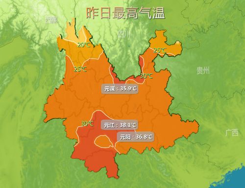 元谋一年四季的气温分布情况？云南元谋冬季天气情况