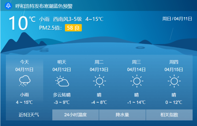 呼和浩特一年四季温度?现在呼市天气情况-图3 呼和浩特一年四季温度?现在呼市天气情况-图3