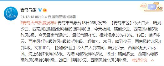 青岛天气什么时候能回暖?下周青岛天气情况分析-图3 青岛天气什么时候能回暖?下周青岛天气情况分析-图3