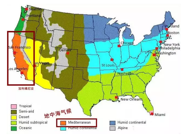 加州的气候类型?美国加州近期天气情况-图3 加州的气候类型?美国加州近期天气情况-图3