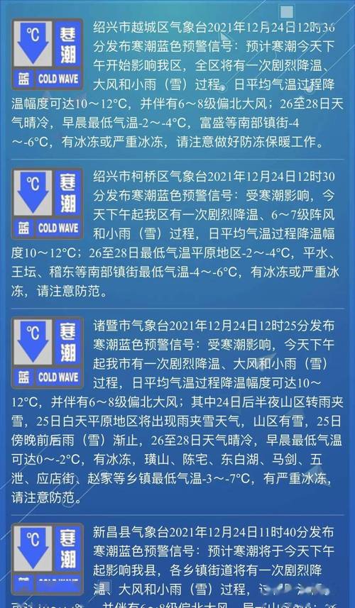 绍兴下雪了是真的吗？春节期间绍兴天气情况