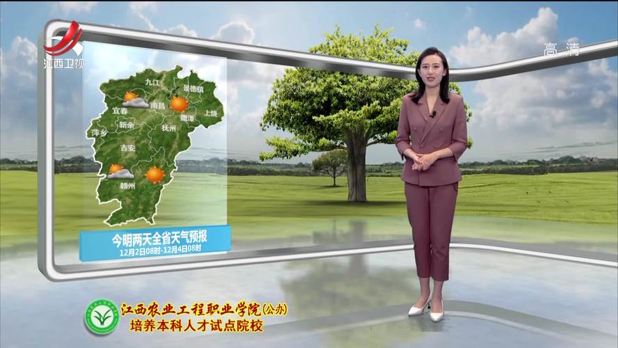 江西卫视天气预报主持人？广昌最近的天气情况
