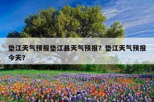 重庆垫江是山区吗?垫江的天气情况-图3 重庆垫江是山区吗?垫江的天气情况-图3