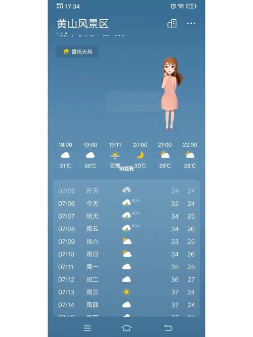 黄山最近一周天气适合去吗？这个星期黄山天气情况