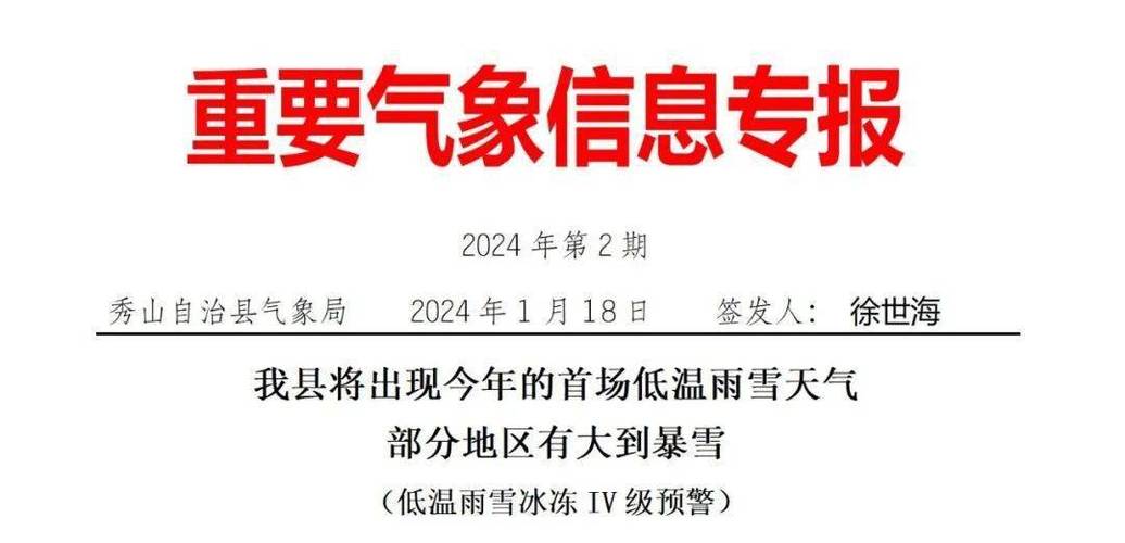 秀山下雪了吗?怀宁秀山乡天气情况-图3 秀山下雪了吗?怀宁秀山乡天气情况-图3