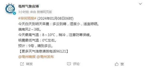 亳州历史天气?毫州今天的天气情况-图3 亳州历史天气?毫州今天的天气情况-图3