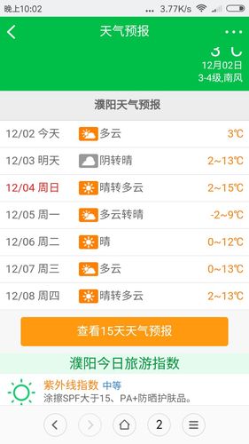 濮阳下个星期一是什么天气?濮阳今晚的天气情况-图2 濮阳下个星期一是什么天气?濮阳今晚的天气情况-图2