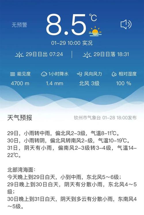 钦州最冷的月份?钦州近几年天气情况-图3 钦州最冷的月份?钦州近几年天气情况-图3
